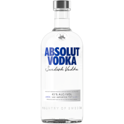 Absolut Original Vodka Bottle 750ml
