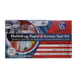 6 Panel Multi Drug Test