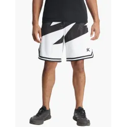 ANTA White & Black Graphic Trim Athletic Shorts