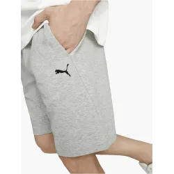 PUMA Light Gray Heather Regular Fit Shorts