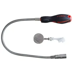 3 in 1 Flexible Magnetic Pick-Up Tool with Light & Mirror