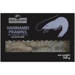 Breco Seafoods Vannamei Frozen Prawns 26/30 700G Pack