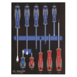 King Tony Screwdriver Set 10Pc Eva Foam King Tony Screwdriver Set 10Pc Eva Foam
