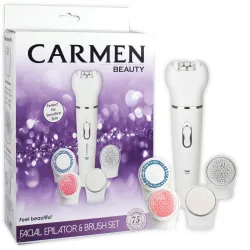 Carmen Facial Epilator & Brush Set