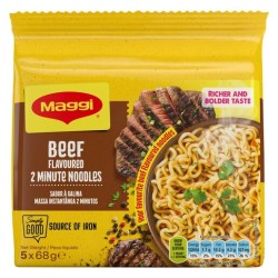 Assorted Maggi 2 Minute Noodles Multipack 5 x 68g