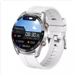 generic 234567654 Smartwatch  (White Strap)