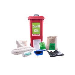 130l Chemical Wheelie Bin Spill Kit