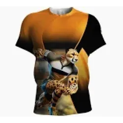 3D Printed Cheetah Rugby Supporter T-Shirt