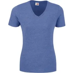Ladies Michigan Melange V-Neck T-Shirt