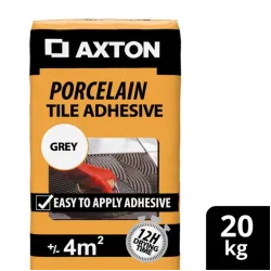 Axton Porcelain Tile Adhesive Grey 12Hour 20kg