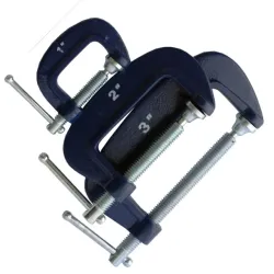 3 PCS G-Clamp Set 25 - 75 MM