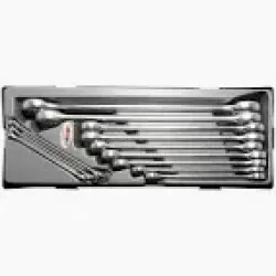 12pc Flat Ring Wrench Set