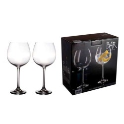 Bohemia Bar Retro Gin Glasses 680ml Set Of 2 Bohemia Bar Retro Gin Glasses 680ml Set Of 2