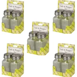 AZ Décor Pack of 5 Glass Dinner Set