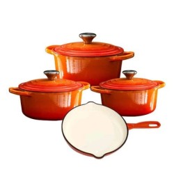 Cast Iron Pot Set 7 Piece Set Cast Iron Pot Set 7 Piece Set