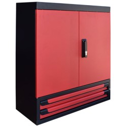 Tool Cabinet with 2 Drawers (15pc Hooks Included)
