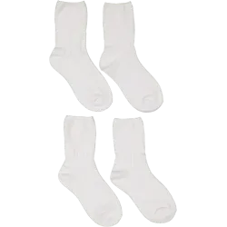 2 Pack Girls School Anklet Socks